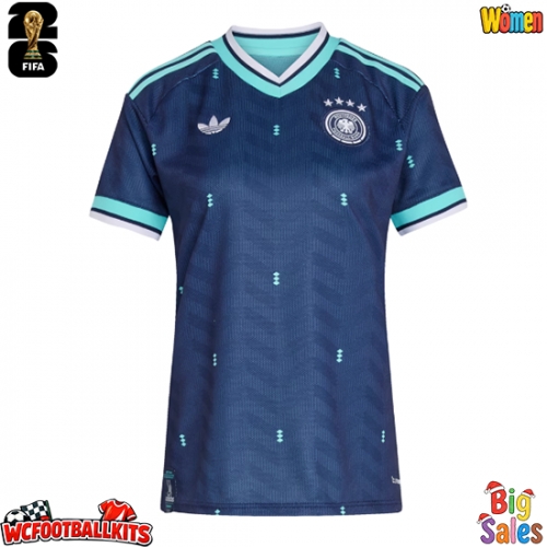 Germany Replica Away Stadium Shirt for Women World Cup 2026 Short Sleeve